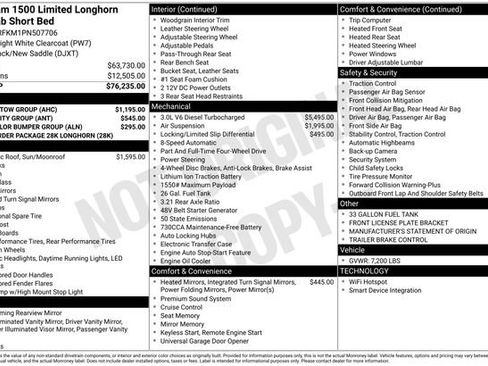 Used 2023 RAM 1500 Limited w/ Trailer Tow Group image 29