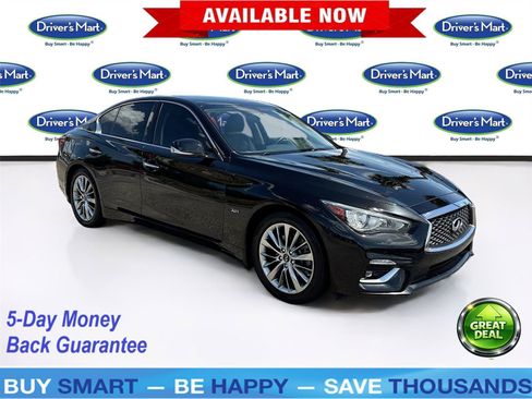 Used 2019 INFINITI Q50 Luxe w/ Cargo Package (L96) RWD image 1
