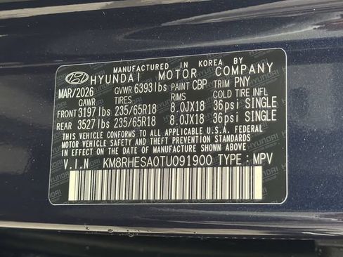 New 2026 Hyundai Palisade SEL Premium AWD/4WD image 35