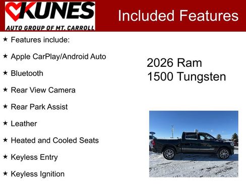 New 2026 RAM 1500 Tungsten w/ Bed Utility Group image 3