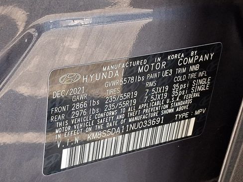 Certified 2022 Hyundai Santa Fe Limited w/ Cargo Package image 24