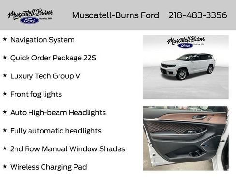 Used 2021 Jeep Grand Cherokee L Summit w/ Luxury Tech Group V AWD/4WD image 7