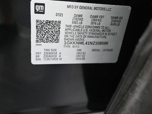 Used 2022 GMC Acadia SLT w/ Preferred Package FWD image 9