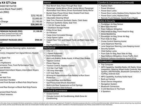Used 2025 Kia K4 GT-Line w/ GT-Line Premium Package FWD image 28