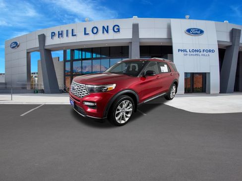 Certified 2021 Ford Explorer Platinum w/ Equipment Group 601A AWD/4WD image 1