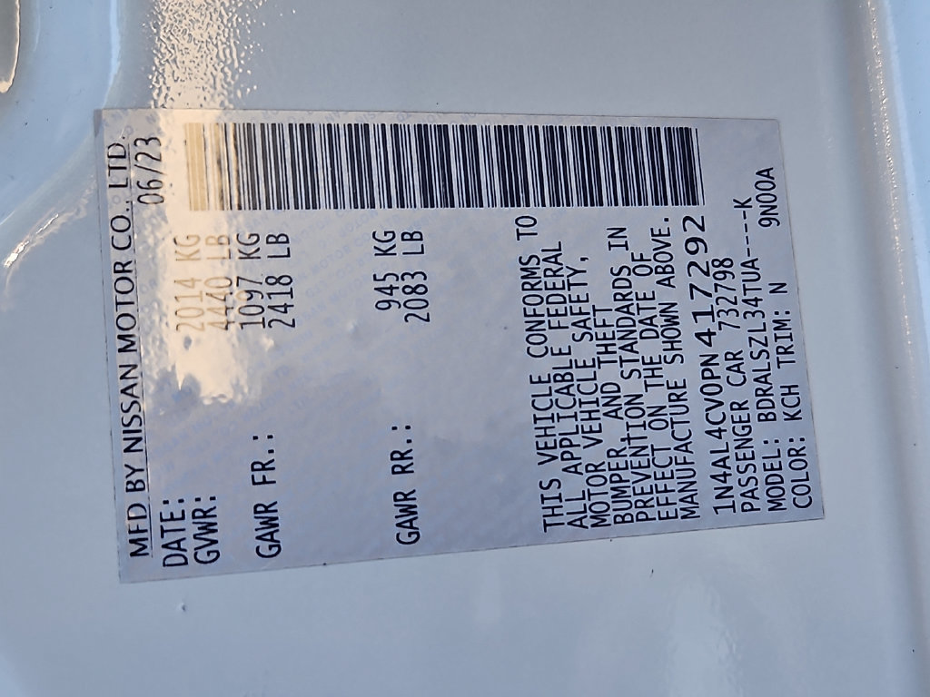 Certified 2023 Nissan Altima 2.0 SR FWD image 30
