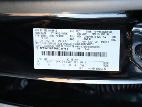 Used 2022 Ford F250 Platinum w/ Tremor Off-Road Package image 11