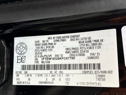 Used 2019 Ford F150 Limited image 22