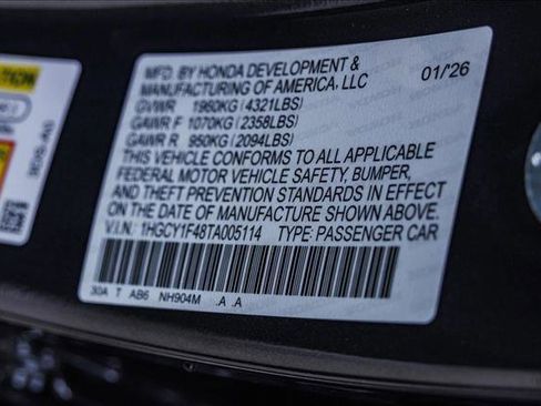 New 2026 Honda Accord SE image 24