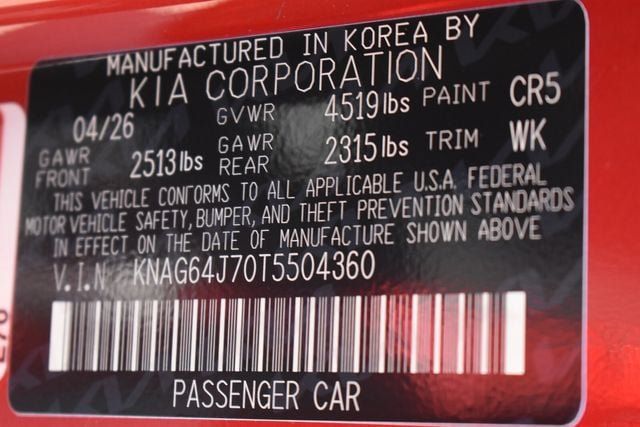 New 2026 Kia K5 GT-Line w/ GT-Line Premium Package AWD/4WD image 36