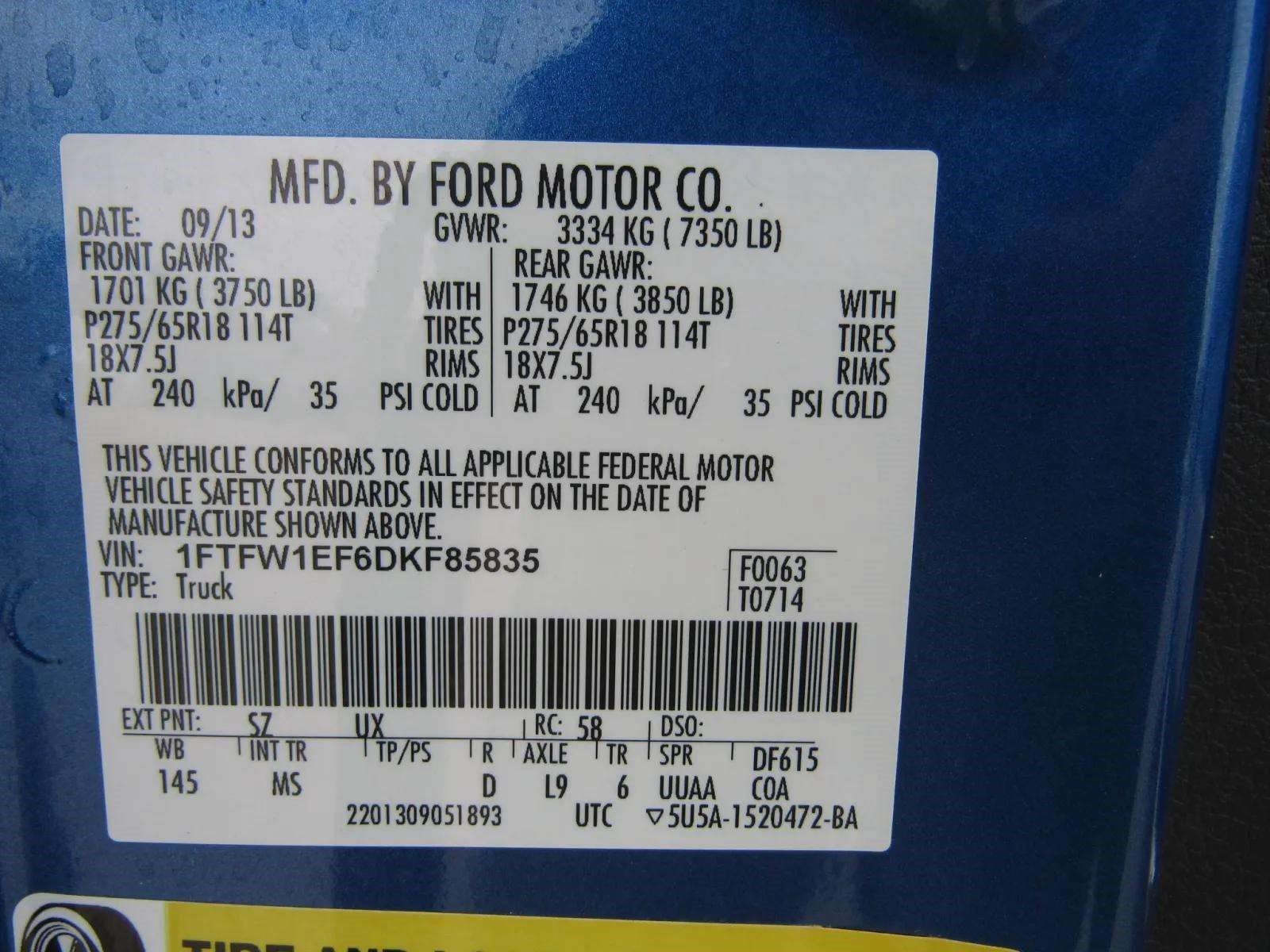 Used 2013 Ford F150 XLT w/ Luxury Equipment Group AWD/4WD image 6