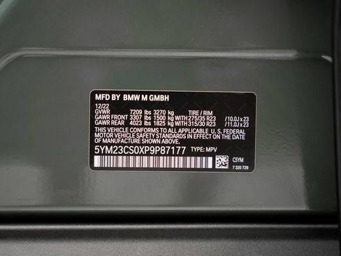 Used 2023 BMW XM AWD/4WD image 63