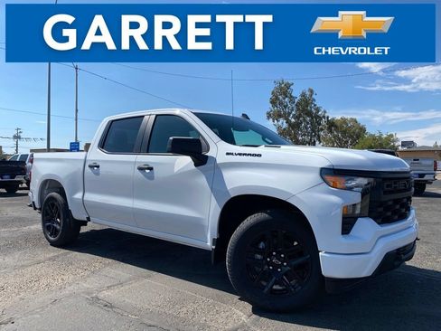 New 2026 Chevrolet Silverado 1500 Custom w/ LPO, Dark Essentials Package RWD image 1
