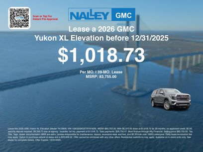 New 2026 GMC Yukon XL Elevation