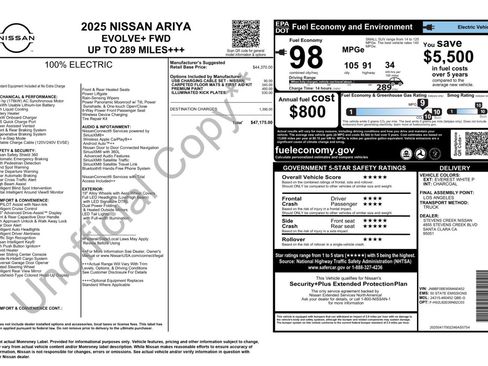 Used 2025 Nissan Ariya FWD image 55