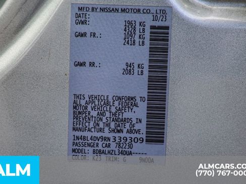 Used 2024 Nissan Altima 2.5 SV image 59