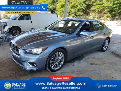 Used 2020 INFINITI Q50 Luxe RWD image 1