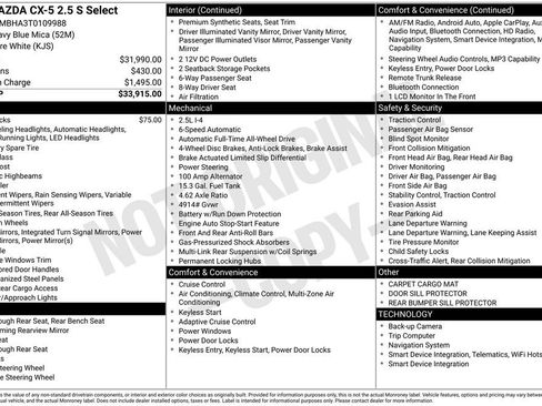New 2026 MAZDA CX-5 Select AWD/4WD image 4