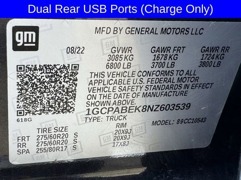 Used 2022 Chevrolet Silverado 1500 Custom image 18