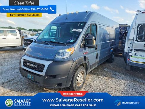 Used 2021 RAM ProMaster 3500 FWD image 1