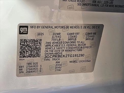 New 2026 Chevrolet Silverado 1500 Custom w/ Turbomax Blackout Package image 20