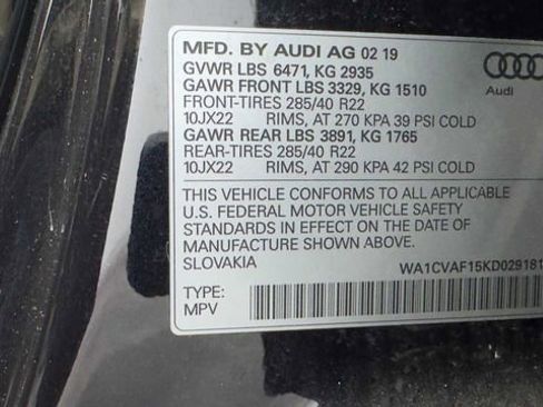 Used 2019 Audi Q8 Prestige w/ Luxury Package AWD/4WD image 40
