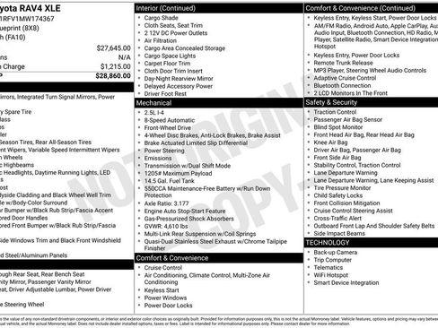 Used 2021 Toyota RAV4 XLE image 6