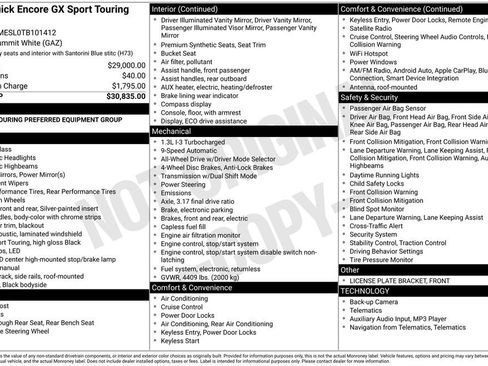 New 2026 Buick Encore GX Sport Touring AWD/4WD image 2