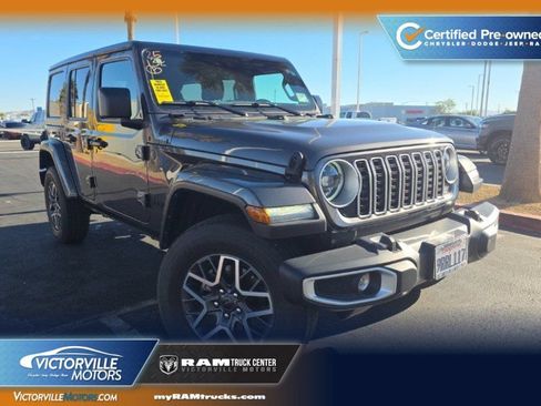 Certified 2025 Jeep Wrangler Unlimited Sahara AWD/4WD image 1