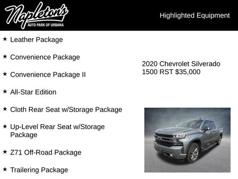 Used 2020 Chevrolet Silverado 1500 RST w/ All-Star Edition AWD/4WD image 5