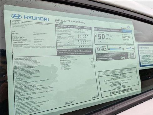 New 2025 Hyundai Elantra SEL w/ Cargo Package image 18