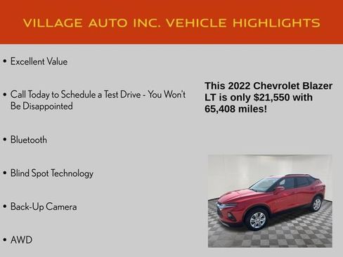 Used 2022 Chevrolet Blazer LT AWD/4WD image 14
