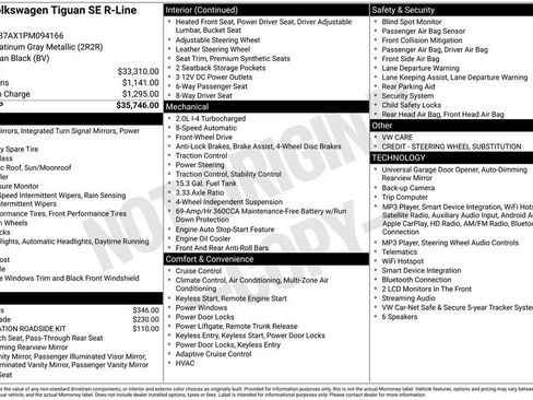 Used 2023 Volkswagen Tiguan SE R-Line FWD image 4