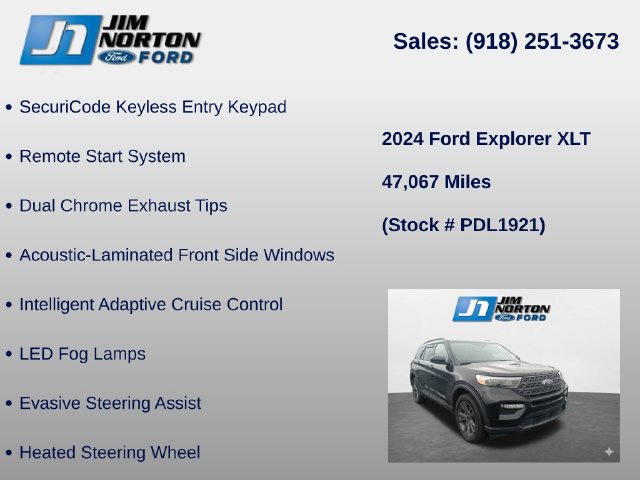 Used 2024 Ford Explorer XLT w/ Equipment Group 202A AWD/4WD image 15