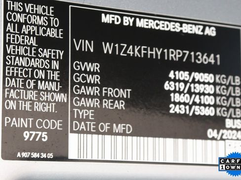 Used 2024 Mercedes-Benz Sprinter 2500 image 40