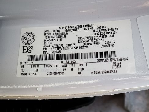 Used 2018 Ford F150 Lariat w/ Equipment Group 502A Luxury image 35