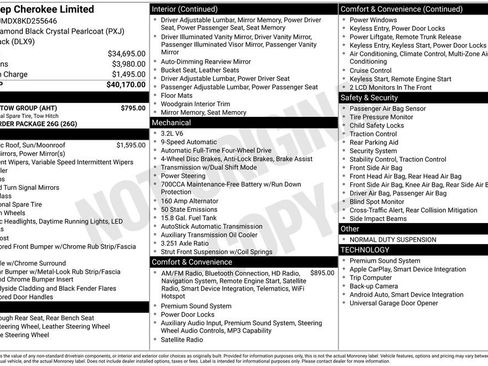 Used 2019 Jeep Cherokee Limited w/ Trailer Tow Group image 36