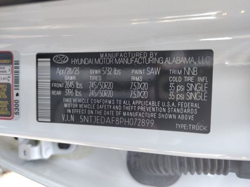 Used 2023 Hyundai Santa Cruz Limited image 24