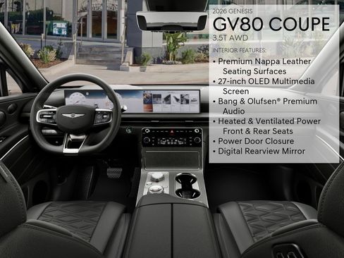 New 2026 Genesis GV80 3.5T image 18