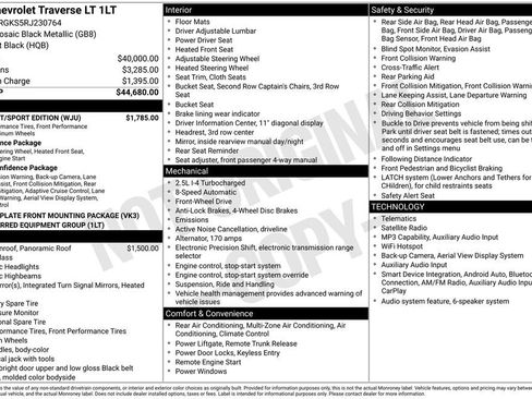 Used 2024 Chevrolet Traverse LT w/ Midnight/Sport Edition FWD image 41