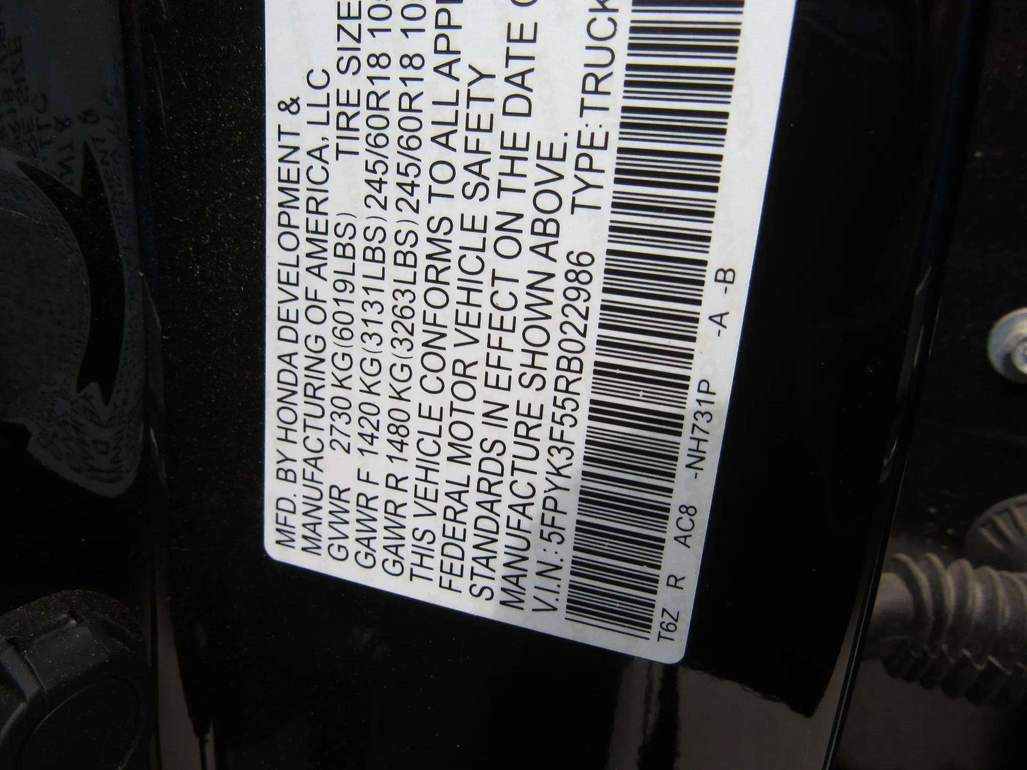 Certified 2024 Honda Ridgeline RTL image 6