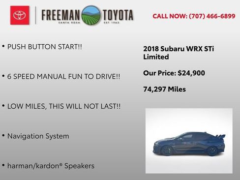 Used 2018 Subaru WRX STI Limited image 9