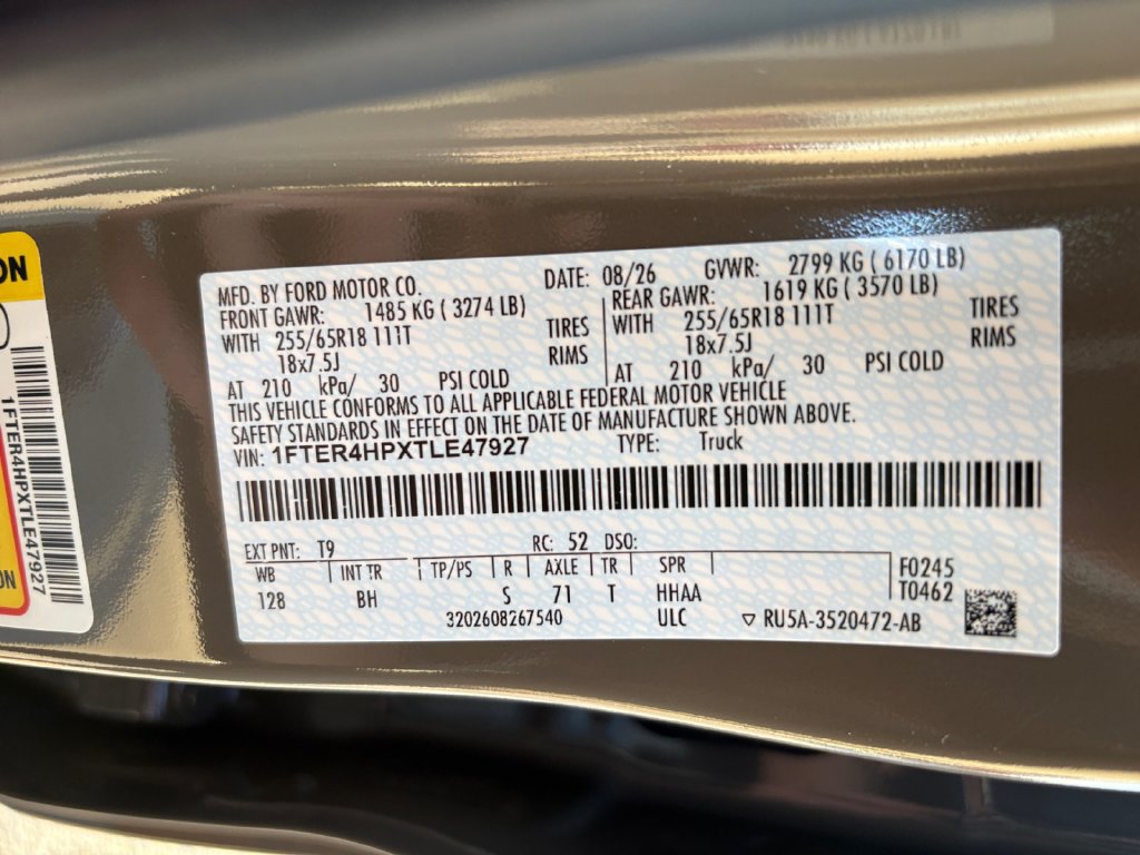 New 2026 Ford Ranger XLT AWD/4WD image 25