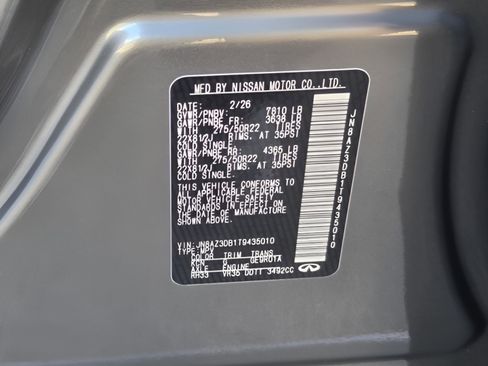 New 2026 INFINITI QX80 4WD image 23