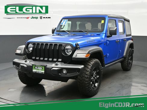 Used 2021 Jeep Wrangler Unlimited Sport image 1