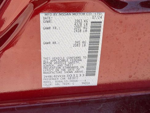 Used 2025 Nissan Altima 2.5 SL FWD image 22