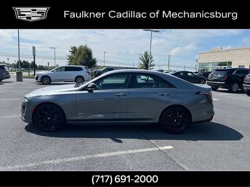 Used 2022 Cadillac CT4 V w/ LPO, ONYX Package AWD/4WD image 10