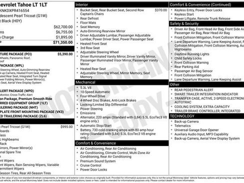 Used 2023 Chevrolet Tahoe LT w/ LT Signature Package AWD/4WD image 37