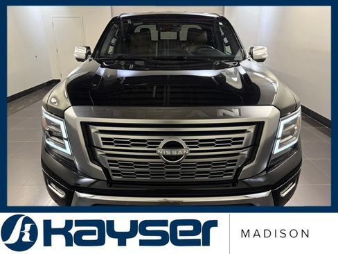 Used 2023 Nissan Titan Platinum Reserve w/ Off Road Protection Package AWD/4WD image 2