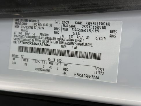 Used 2022 Ford Transit 350 148 High Roof Extended image 29